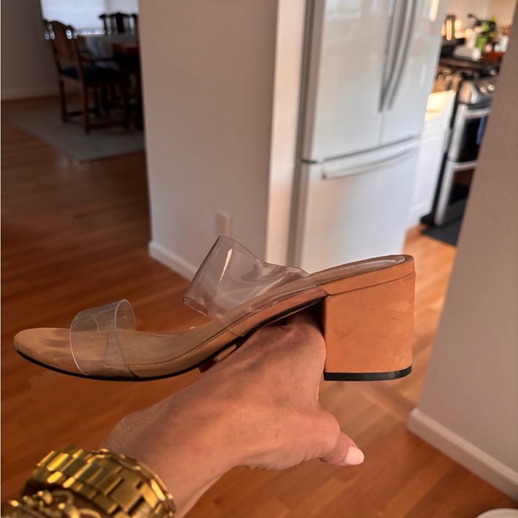 SCHUTZ Tan Mules Sleek Minimalist Design - Picture 11 of 14